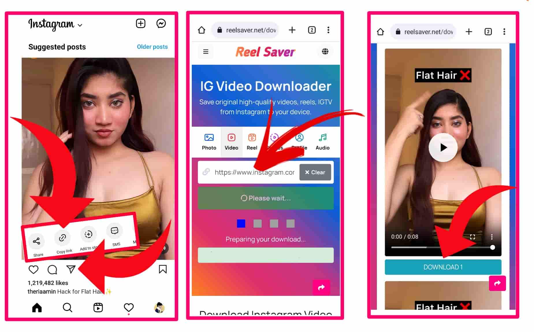 how to download instagram видео снимци